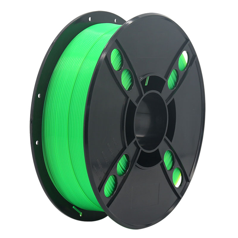 fil3dval bobina pla verde transparente