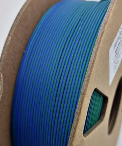 fil3dval bobina pla bicolor mate azul zafiro - verde negrizo