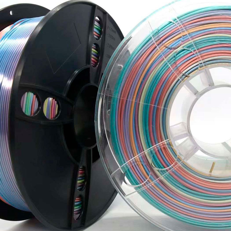 fil3dval bobina pla arcoiris serie azul seda