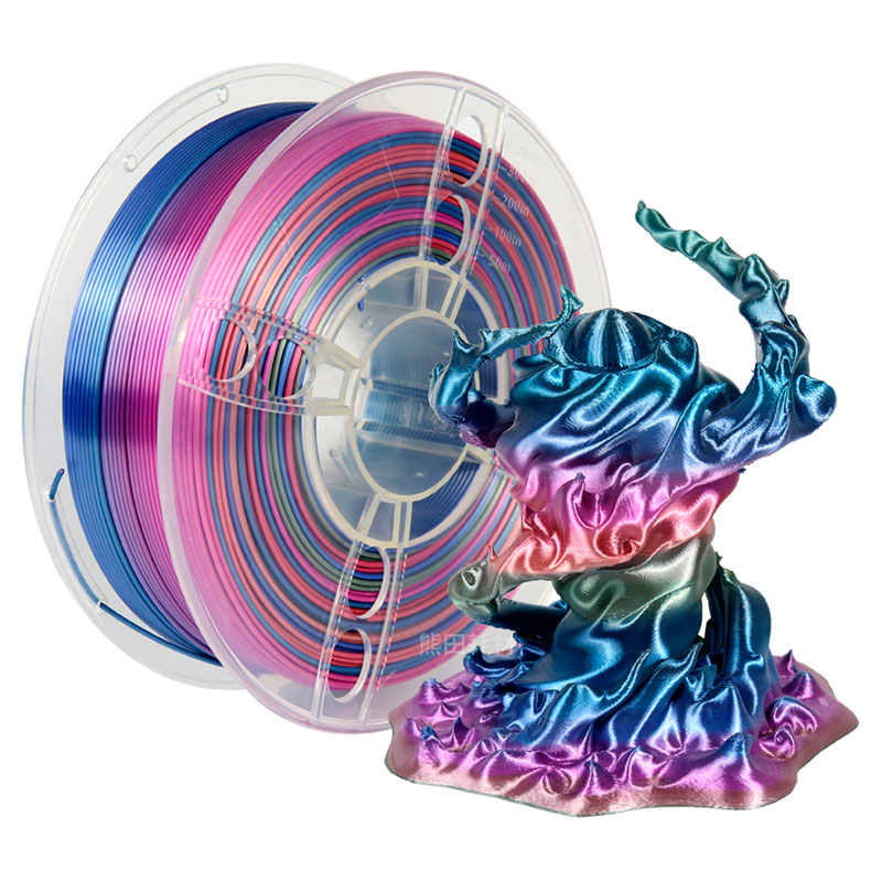 fil3dval bobina pla arcoiris serie universo seda