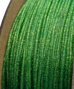 fil3dval bobina pla purpurina verde transparente estrellado