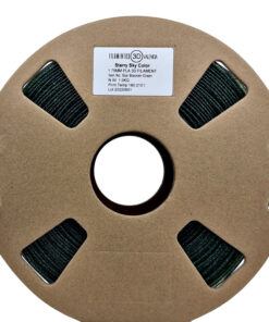 fil3dval bobina pla purpurina verde-negro transparente estrellado