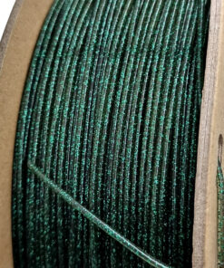 fil3dval bobina pla purpurina verde-negro transparente estrellado