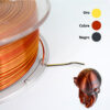 fil3dval bobina pla color mágico tricolor seda oro-cobre-negro