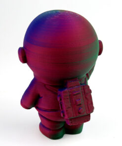 fil3dval bobina pla color mágico tricolor mate rojo-azul-verde