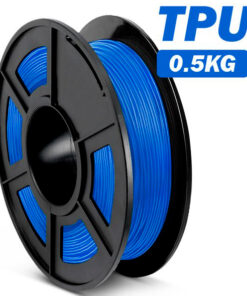 filamento TPU FLEXIBLE Azul de 1.75mm fabricado por Sunlu