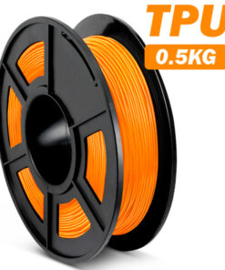filamento TPU FLEXIBLE Naranja de 1.75mm fabricado por Sunlu