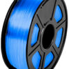 filamento PLA Azul transparente de 1.75mm fabricado por Sunlu