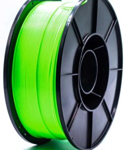 filamento 3d pla-f verde fluorescente