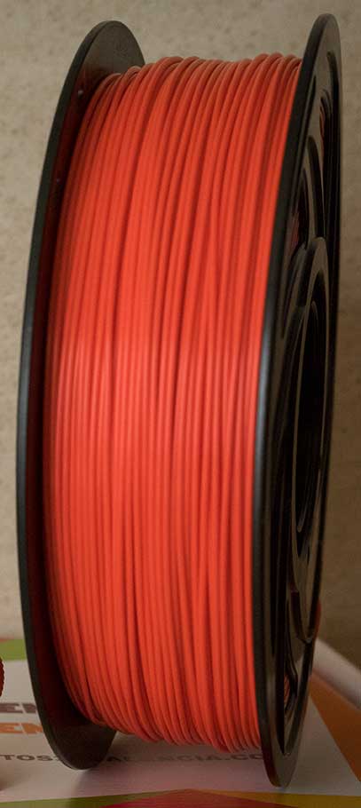filamento 3d pla rojo