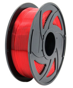 fil3dval bobina petg rojo transparente