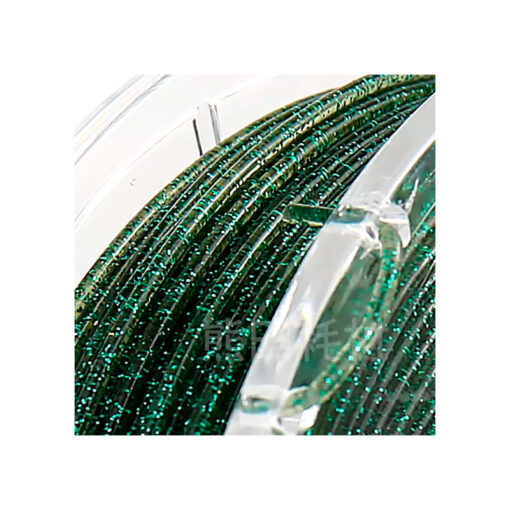 fil3dval bobina pla purpurina verde negro transparente estrellado