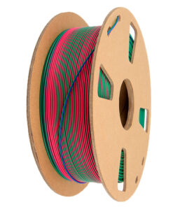 fil3dval bobina pla color mágico tricolor mate rojo-azul-verde