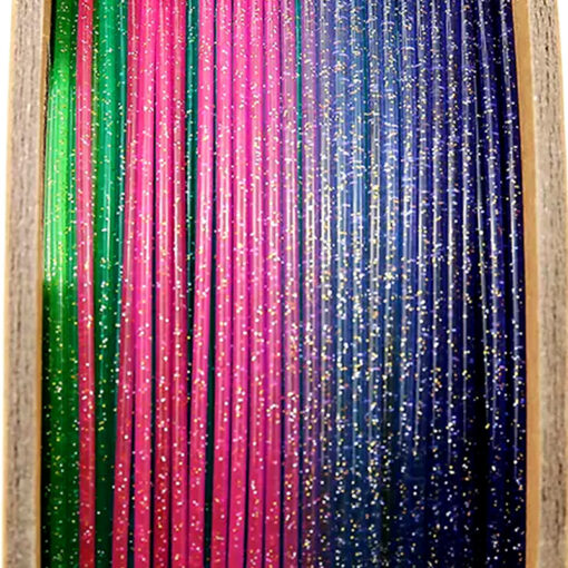 fil3dval bobina pla arcoiris serie purpurina